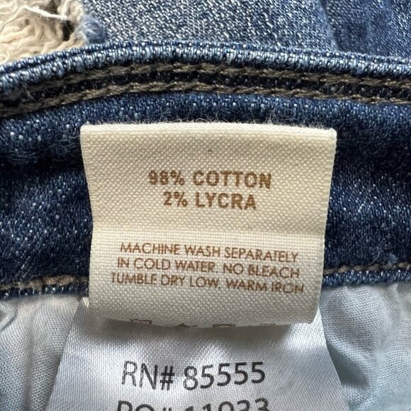 Daytrip Womens Skinny Jeans Blue Distressed Stone Wash Low Rise Denim 26R - Picture 11 of 11